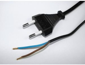 Kabel zasilający AC atestowany montażowy 3m czarny