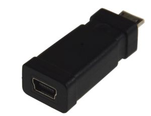Adapter USB mini gniazdo -wtyk micro USB